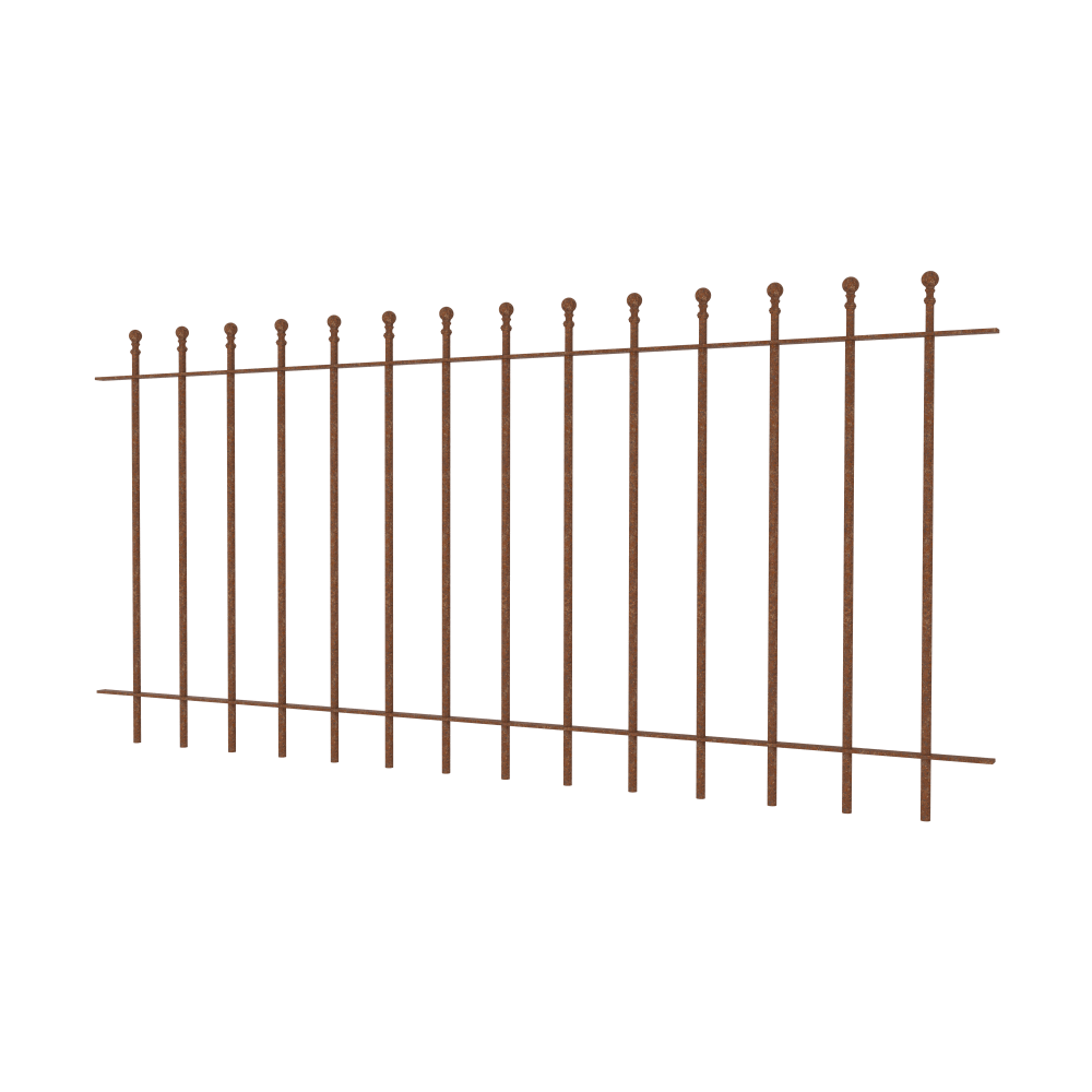 Zaun Ancona | unbeschichtet